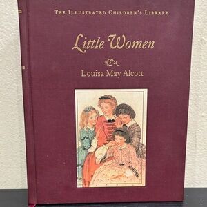 Little Women Illustrated Coffee Table Book - Burgundy
